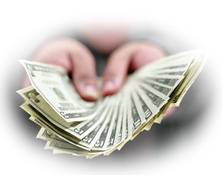 cash money hand holding dollars hundred bills